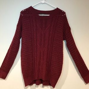 Maroon sweater